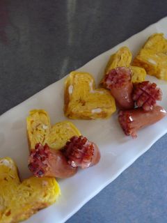 ラブラブハートたまご焼き♪-レシピのメイン写真