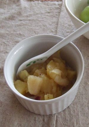 おいもサン津軽・さつまいもとりんごの甘煮-レシピのメイン写真