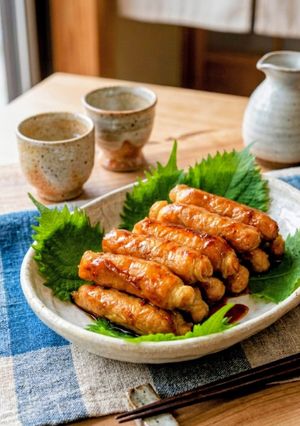 ヘルシー♪豆腐の豚肉巻き甘辛煮-レシピのメイン写真