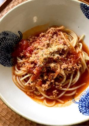 こどもが大好き！ミートソーススパゲッティ-レシピのメイン写真