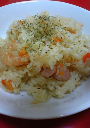 超・超!簡単!炊飯器でエビピラフ♪-レシピのメイン写真