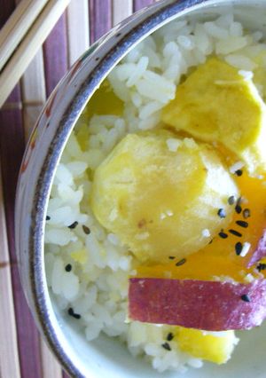 栗入り❤さつまいもごはん-レシピのメイン写真