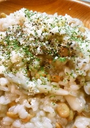 とろーり♪納豆のリゾット-レシピのメイン写真