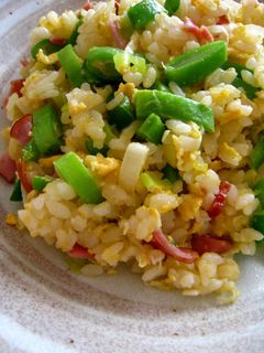 白ネギとモロッコ豆の炒飯-レシピのメイン写真