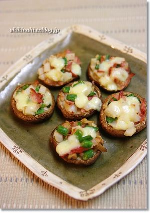 しいたけのれんこんチーズ焼き-レシピのメイン写真