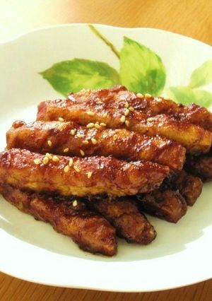∮ にんにく味噌で♬さつま芋の肉巻き ∮-レシピのメイン写真