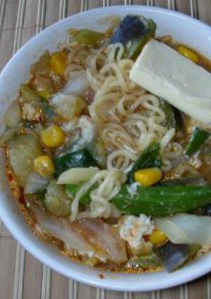 チーズ入りラーメン　チゲ味-レシピのメイン写真