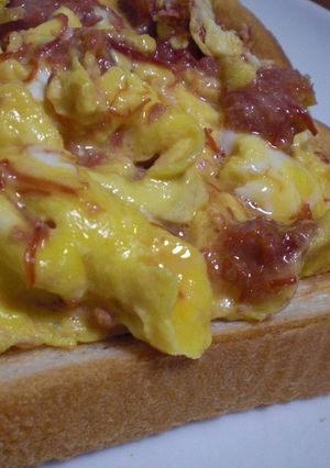 コンビーフのとろりん☆スクランブルエッグ-レシピのメイン写真