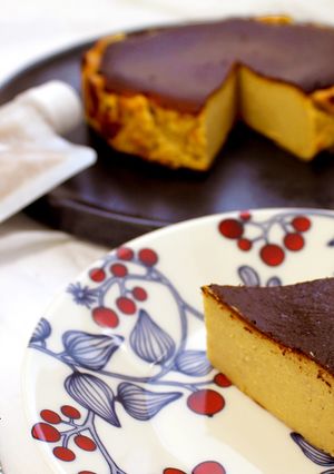 【紅茶あまざけ】甘酒バスクチーズケーキ-レシピのメイン写真