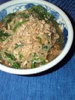 春雨とひき肉のオイスターソース炒め　ほうれん草入り-レシピのメイン写真