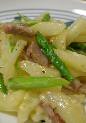 じゃがアスパラ＋チーズ　お弁当のおかず-レシピのメイン写真