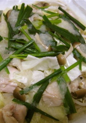 ☆クッキングシートで鶏肉野菜蒸し☆-レシピのメイン写真