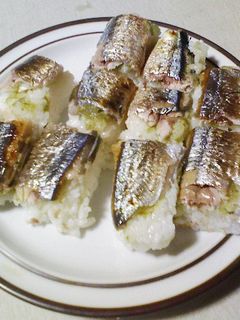 焼きさんま(鯖)の寿司-レシピのメイン写真