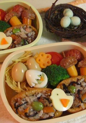 うずらちゃん弁当-レシピのメイン写真
