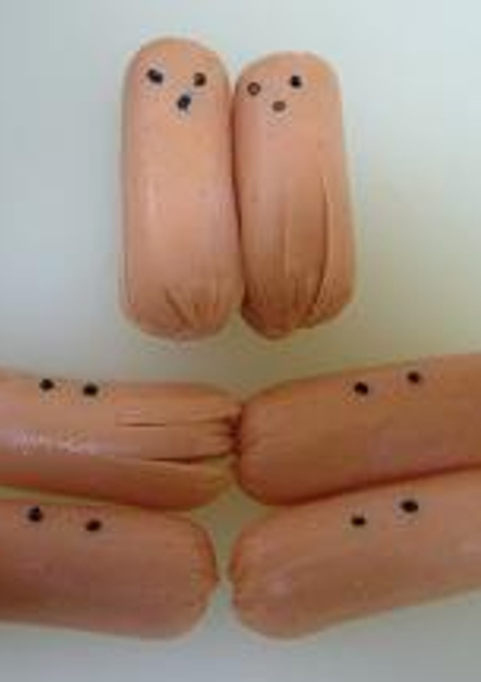 お弁当のたことかに-レシピのメイン写真