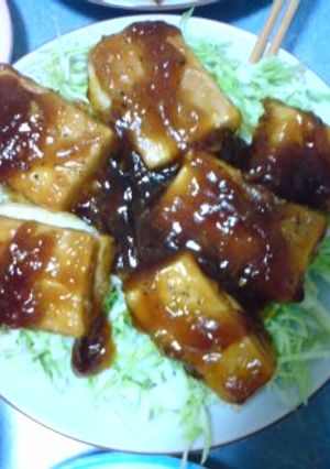 チーズin高野豆腐で鶏の照り焼き♪-レシピのメイン写真