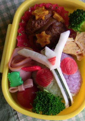 キャラ弁☆仮面ライダーダブル！-レシピのメイン写真