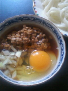 納豆・卵のチュルチュルつけうどん★-レシピのメイン写真