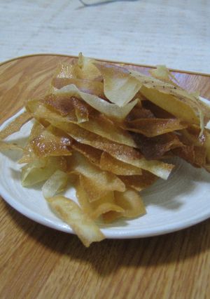 春巻きの皮でパリパリせんべい☆-レシピのメイン写真