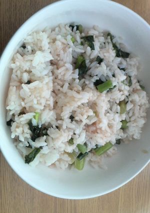 ☆超簡単☆野沢菜とたらこのバター炒飯-レシピのメイン写真
