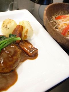 煮込みハンバーグ-レシピのメイン写真