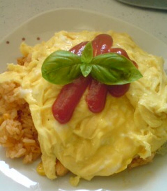☆チキンライス☆の美味しいオムライス♪-レシピのメイン写真