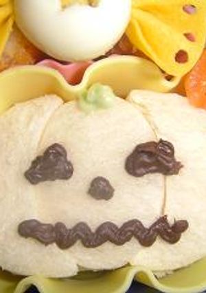 簡単♪デコ弁キットでかぼちゃサンドイッチ-レシピのメイン写真