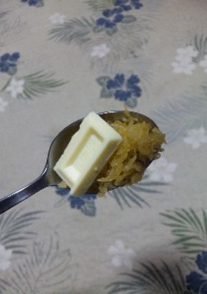 ﾜﾝｽﾌﾟｰﾝで天かすﾁｮｺ-レシピのメイン写真