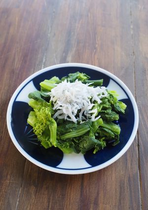 《副菜1》菜の花のしらすがけ-レシピのメイン写真