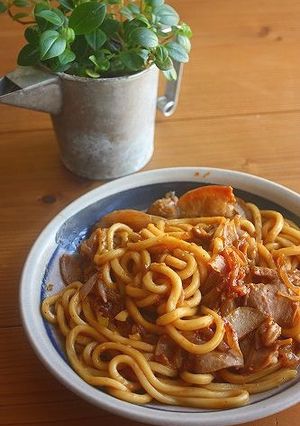 B１グランプリ　おうちでホルモンうどん♪-レシピのメイン写真