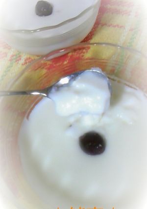 レンジで簡単♪材料4つ!杏仁豆腐?!-レシピのメイン写真
