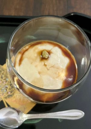 タヒニソースでごま豆腐♪-レシピのメイン写真
