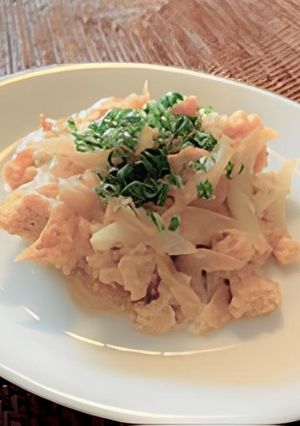 レンジで！簡単親子煮（透析食）-レシピのメイン写真