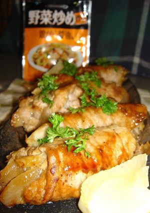 逆転の発想?肉巻き野菜炒め☆-レシピのメイン写真