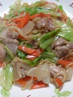 鶏がら醤油味焼きそば-レシピのメイン写真