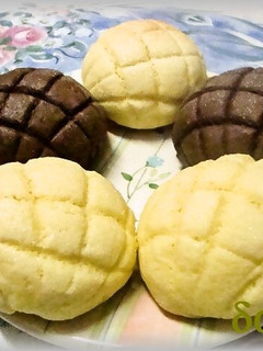 子供大好き!しっとりメロンパン-レシピのメイン写真