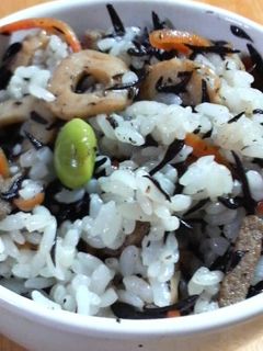 ひじきの煮物が余ったら・・・五目ちらし-レシピのメイン写真