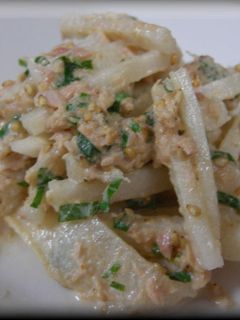 大葉とツナで☆こくうま大根サラダ♪-レシピのメイン写真