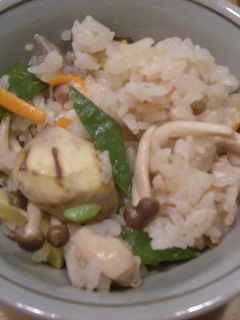 栗入り炊き込みご飯-レシピのメイン写真