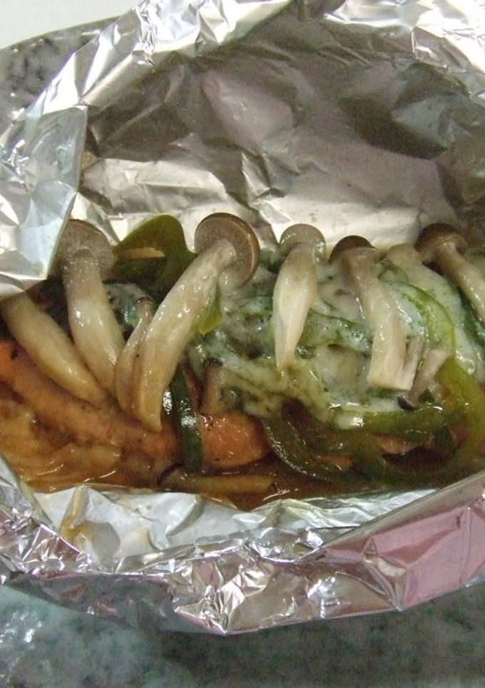 とろ～りチーズ　秋鮭のホイル焼き-レシピのメイン写真