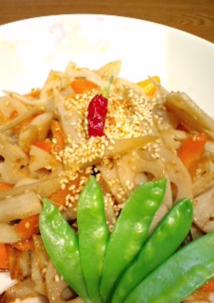 根菜類のきんぴら-レシピのメイン写真