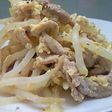 簡単♪節約♪包丁いらず♪うちのもやし炒め