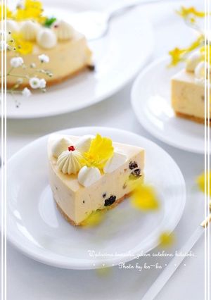 ラム香る♪フルーツレアチーズケーキ-レシピのメイン写真