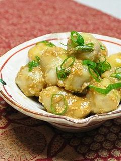 里芋のごま味噌あえ-レシピのメイン写真