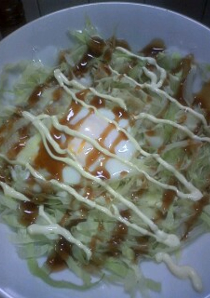 キャベツと卵のお好み焼き風-レシピのメイン写真