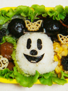 おばけミッキーのおにぎり✿キャラ弁-レシピのメイン写真