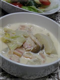 ほっこりあったかカブの豆乳味噌スープ-レシピのメイン写真