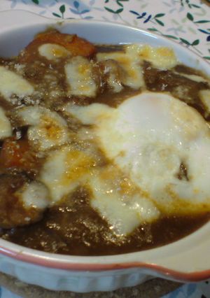 カレーの残りｄｅ焼きカレー-レシピのメイン写真