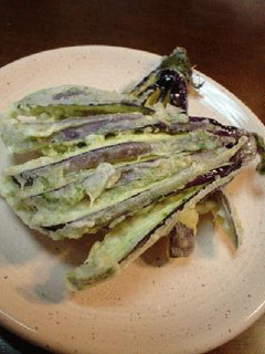 ナスのゴマ天、青海苔風味-レシピのメイン写真
