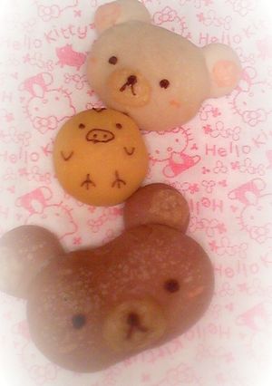 リラックマと仲間達パン♪キャラ弁-レシピのメイン写真